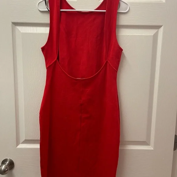 Lulus Like a lady backless midi dress red size large - Picture 4 of 5